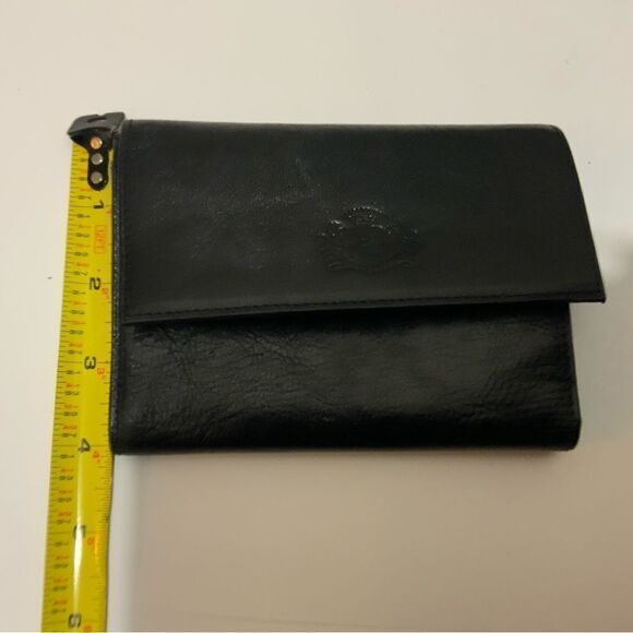 New WITTCHEN BLACK GENUINE ITALIAN LEATHER Italy Collection TRI FOLD WALLET - Picture 9 of 14